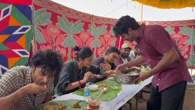 Parasakthi Shooting Spot 2025 🎬 SK Birthday Celebration 🍴