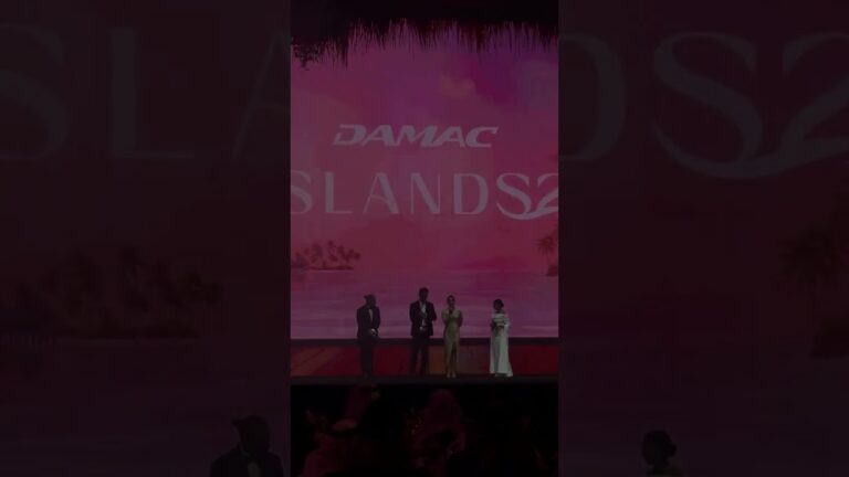 Ranbir Kapoor and Alia Bhatt on Stage at Damac Island Events